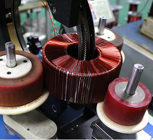 Special control system for winding equipment